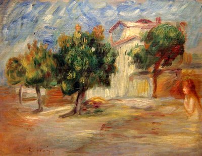 Nude in a Landscape by Pierre Auguste Renoir